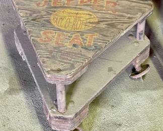 VINTAGE JEEPER SEAT