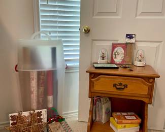 CHRISTMAS DECOR & WRAPPING PAPER, ACCENT TABLE/NIGHT STAND BY BALLMAN CUMMINGS
