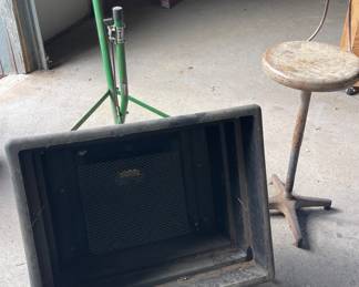 GARDEN CART, INDUSTRIAL STOOL