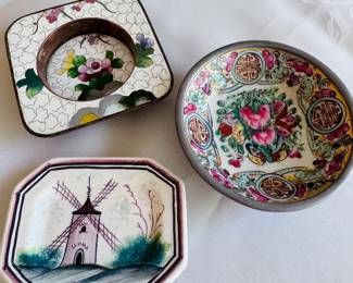 Vintage delicate trinket dishes