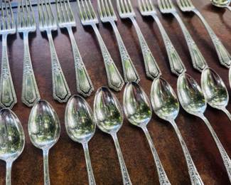 St. Dunstan Chased by Gotham sterling silver flatware