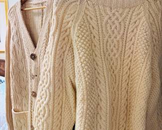 Scottish wool sweaters, just two of many!