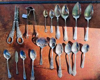 More sterling silver flatware pieces