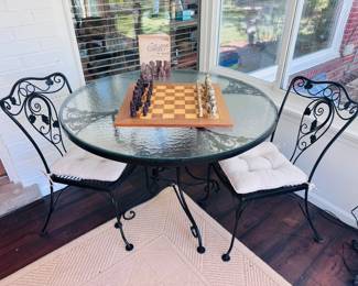Woodard bistro patio table