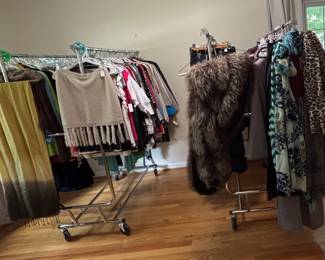 Women's Clothing - 1XL and 2XL. Brands: Anne Klein, Avalin, Bleu Bayou, C A S L O N, Coldwater Creek, Donna Karen, Dream Sacks (pajamas), Eileen Fisher, Fatigues, Fresh Produce, ic by Connie K, Jones New York, Karen Kane, Kasper, Lucky Brand, Max Studio, Michael Kors, neon buddha, Nine West, Peter Nygard, Polo / Ralph Lauren, Saks Fifth Avenue, sejour, Sigrid Olsen, Soft Surroundings, Talbots, Tommy Hilfiger, Vince Camuto, XCVI, ZOZO