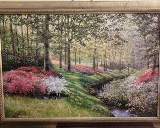 Schaefer Miles - "Azaleas" Oil Painting