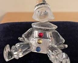 Swarovski Crystal Puppet Clown Figurine