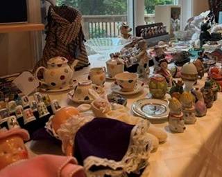View of One Table of Smalls