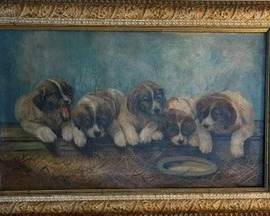 Oil on Canvas signed by Ora Roberts 1895