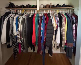 Women's Clothing - XS-XL. Brands: AB Studio, All Yours, Athens Fur Sales T. Galistinos Co., B + B, Black & White, Guess, Joyous & Free, Kendra Scott, Lilly Pulitzer, Maurices, Natural Life, Tickled Teal …and many more.
