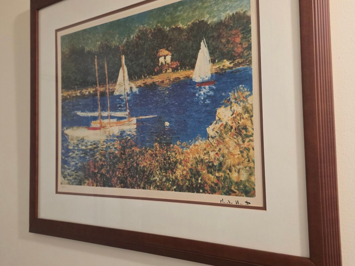 Claude Monet Sailboats Print