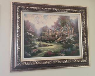 Thomas Kinkade "Gardens Beyond Spring Gate" Limited Edition Art Print