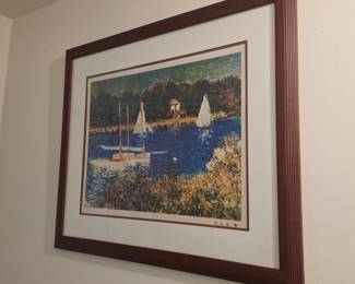 Claude Monet Sailboats Print