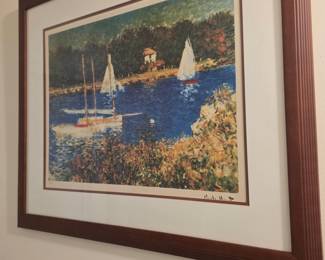 Claude Monet Sailboats Print