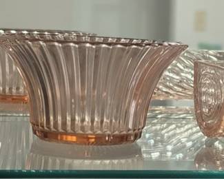 Pink Depression Glass Set - Miss America Pattern