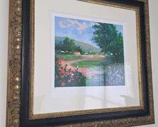 Alex Perez Style Landscape Serigraph