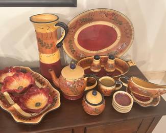 Full set of Ambiance Collections Romance by Nanette Vacher dishware