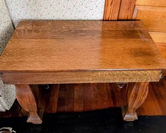 Library table in main house