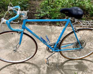 Vintage Schwinn “Sport Tourer” bicycle in garage