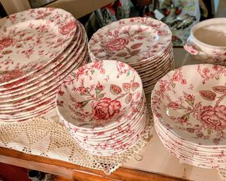 Dishes in main house