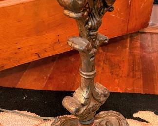Base of floor lamp in main house