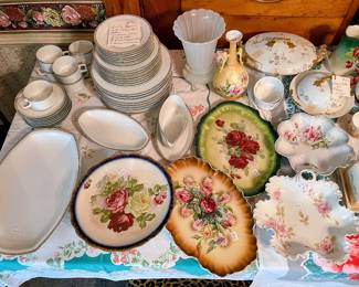 Decorative plates & China in main house