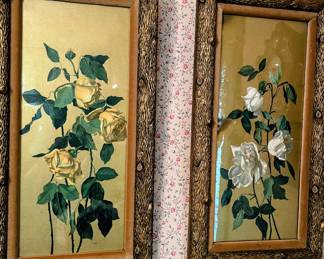 Framed prints in main house