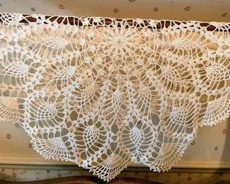 Large selection of doilies in main house