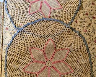 Doilies in main house