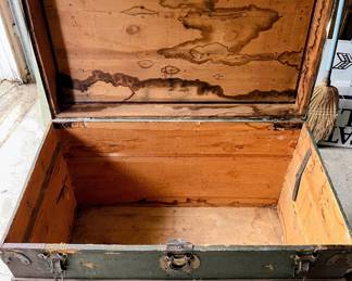 Trunk in garage