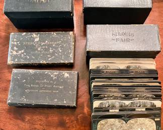 Stereoscope cards n main house