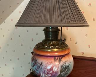 Antique lamp in main house