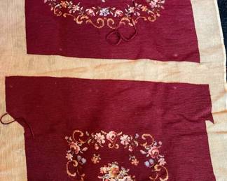 Antique needlepoint in main house