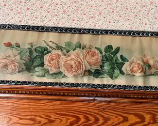 Antique framed “yard long“ print in main house