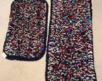 Rag rugs in guest house