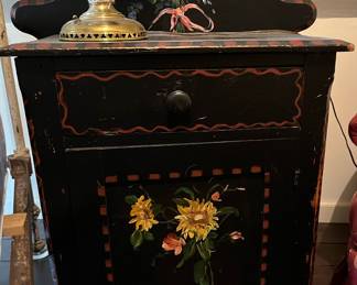 Antique small painted dresser/nightstand in main house