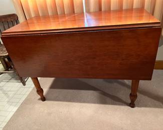 Drop leaf table in the guest house