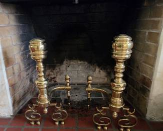 Andirons 22" high