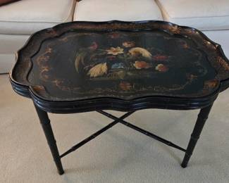 Paper mache tray table