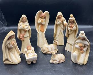 Clay Nativity Set