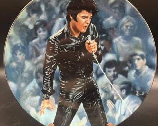 Elvis Presley 68 Comeback Special Collectible Plate