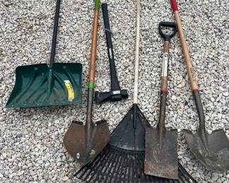 Rakes, Shovels, And Axe