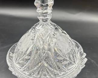 Cut Glass Candy Bowl Beautiful