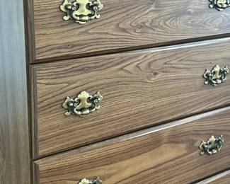 Perdue 5 Cabinet Wood Dresser