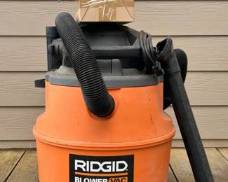 Rigid Blower Vac With Filters And Attatchments