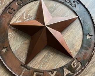 Outdoor Wall Art God Bless TEXAS