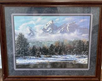 Sambataro Landscape Scenery Framed Print
