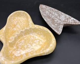 Vointage California Pottery Speckled Ash Trays