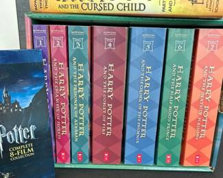 Harry Potter Blu Ray 8 Disc Set And Books