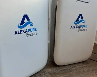 Lot Of 2 Alexapure Breeze True HEPA Air Purifiers